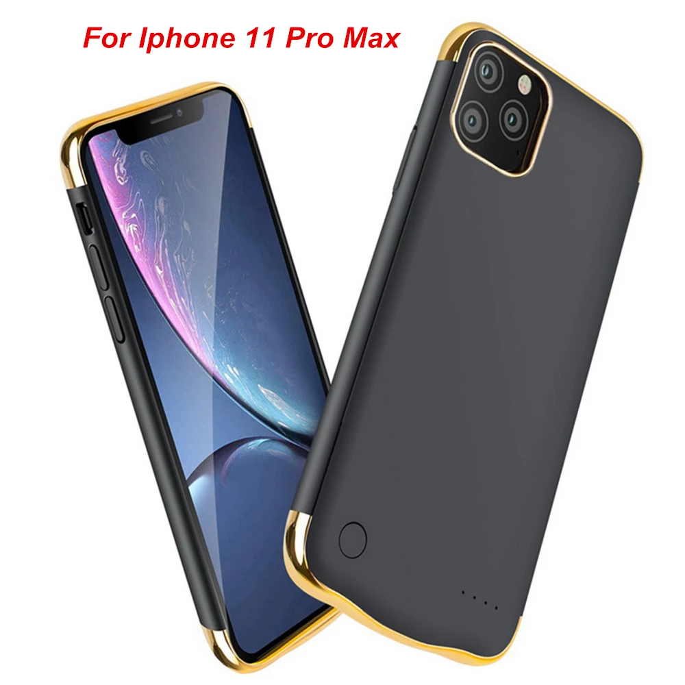 6000 мАч для Iphone 11 Pro Аккумулятор Max зарядное устройство чехол умный аккумулятор power