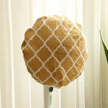 Хлопок, лен, круглый моющийся Водонепроницаемый с принтом для домашнего использования прочный пыленепроницаемый пол тип включительно Электрический вентилятор крышка аксессуары