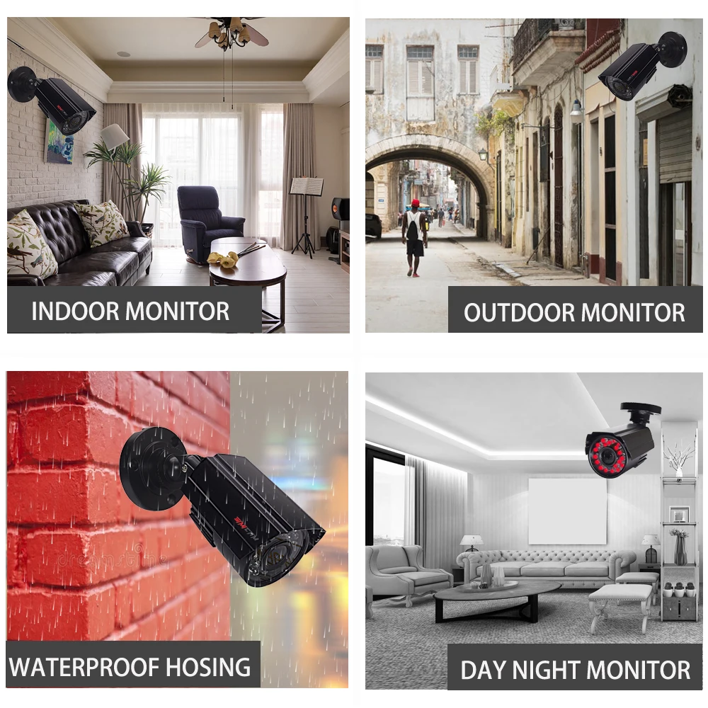 Video surveillance system CCTV Security camera Video recorder 4CH DVR AHD outdoor Kit Camera 720P 1 - 4.00026E+12 Video surveillance system CCTV Security camera Video recorder 4CH DVR AHD outdoor Kit Camera 720P 1 - 4.00026E+12