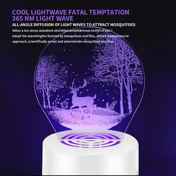 

Durable 3w Electronic Mosquito Killer Mosquito Trap Living Room Pest Controll Indoor Outdoor 5V USB Charger Light Zapper LED