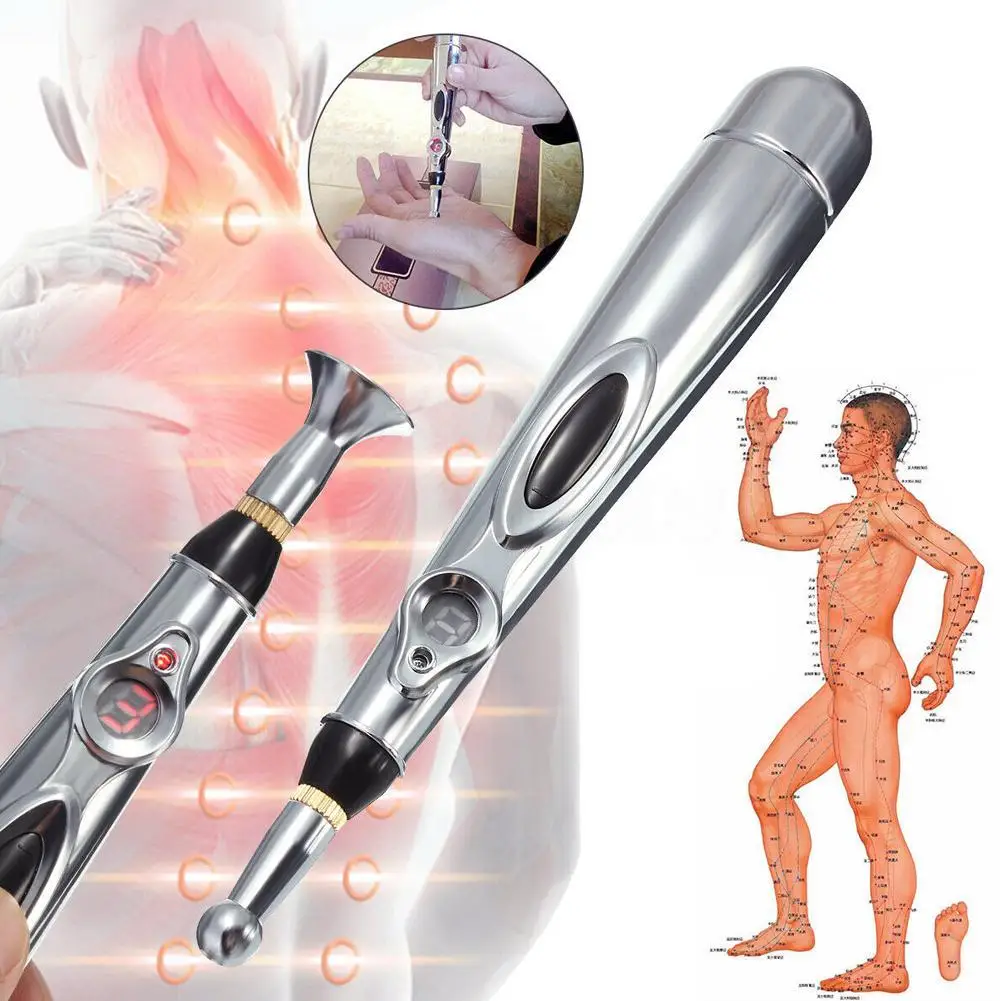 Акупунктурный карандаш меридианы электрическая Магнитная терапия лечебные массажные палочки ручка для иглоукалывания инструменты для снятия боли акупрессур массаж