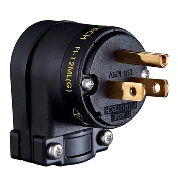 

Furutech FI12ML-R L Type Rhodium 24K gold Plated Power Plug