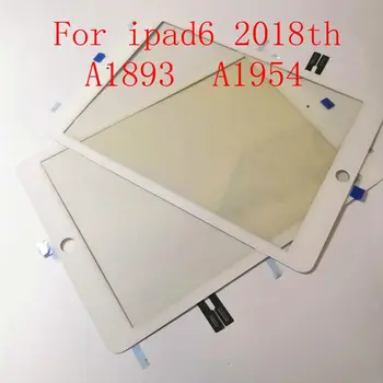 

For iPad 9.7 (2018 Version) For iPad 6 6th Gen A1893 A1954 Touch Screen Digitizer Front Outer Panel Glass with glue