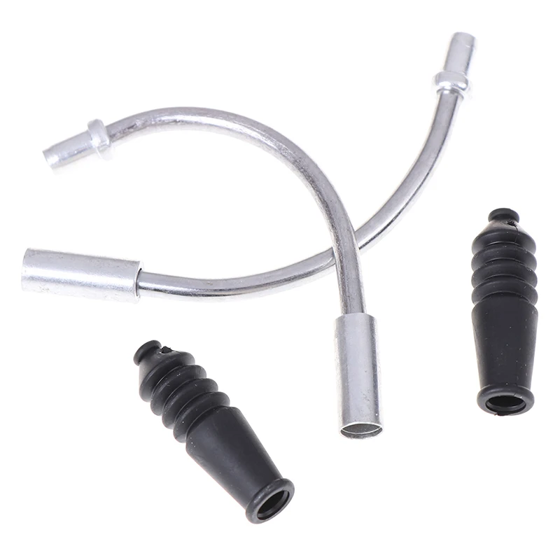 Bike Bicycle V Brake Cable Guide Pipe Tube Hose Accessories With Rubber Cover