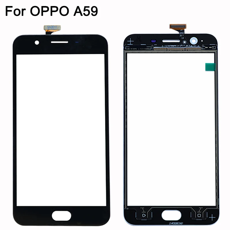 A59 сенсорный экран для OPPO A59 сенсорный сенсор Переднее стекло Объектив дигитайзер панель