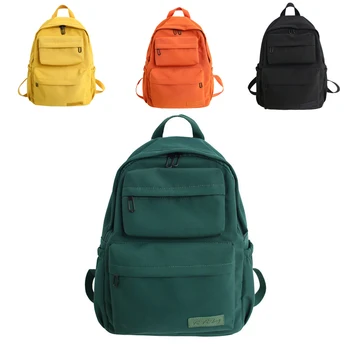 

2020 New Waterproof Nylon Backpack for Women Multi Pocket Travel Backpacks canvas Female School Bag for Teenage Girls Book