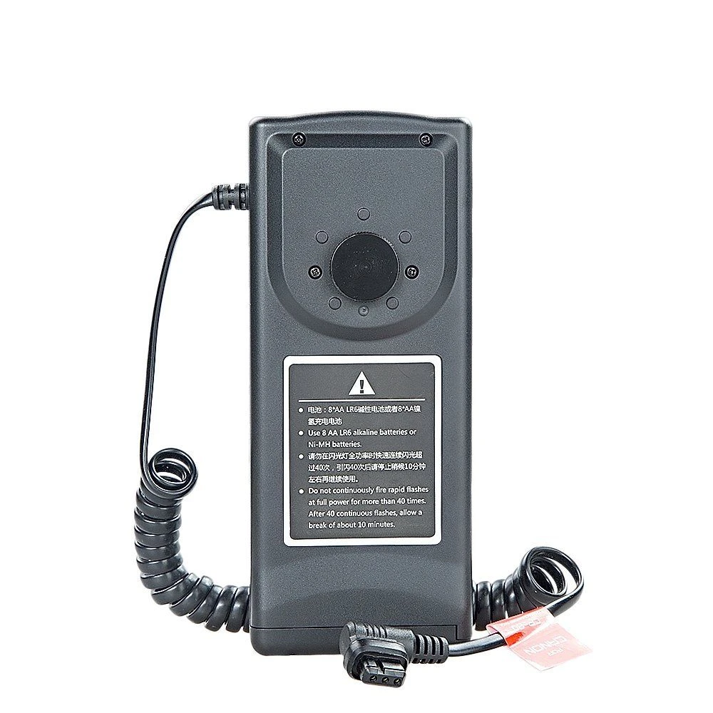 JINTU New 8AA Godox Flash External Battery Pack CP-80 For Canon 580EX II  580EX 550EX 600EX MR-14EX MT-24EX TT685 TT600 speedlite