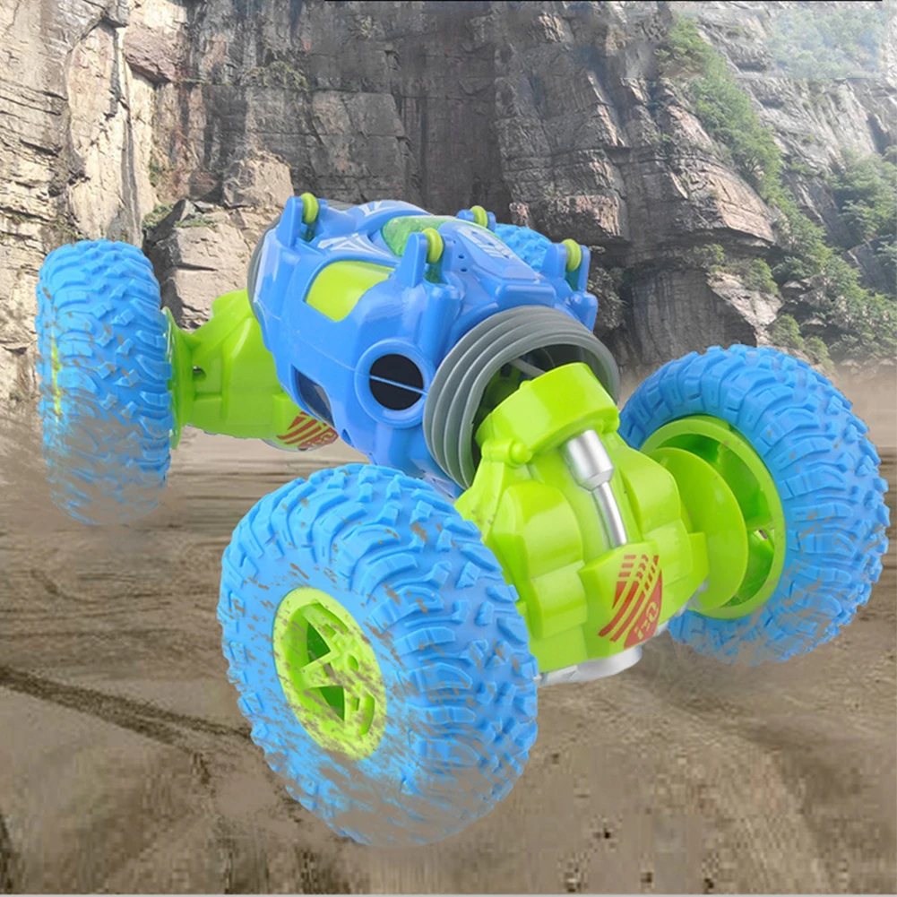 Детский Радиоуправляемый автомобиль 2,4 GHZ 4WD RC Climb двусторонний деформационный бионический шейный автомобиль игрушка