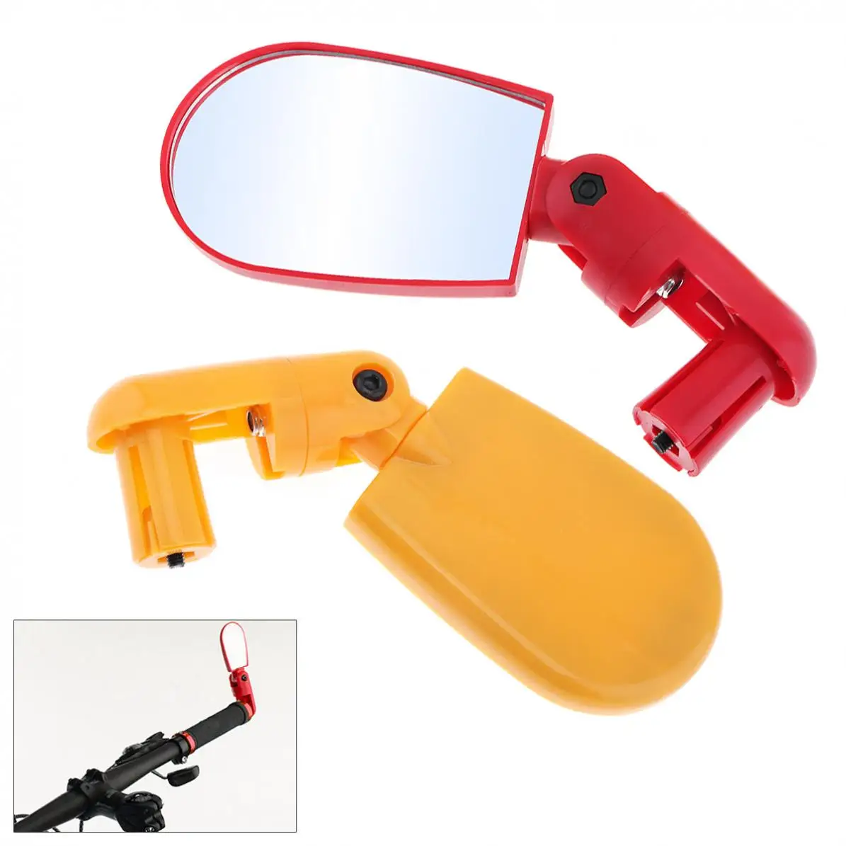 Adjustable Rear View Mirror Mountain Bike Handlebar Rearview Mirror Bike Accessories