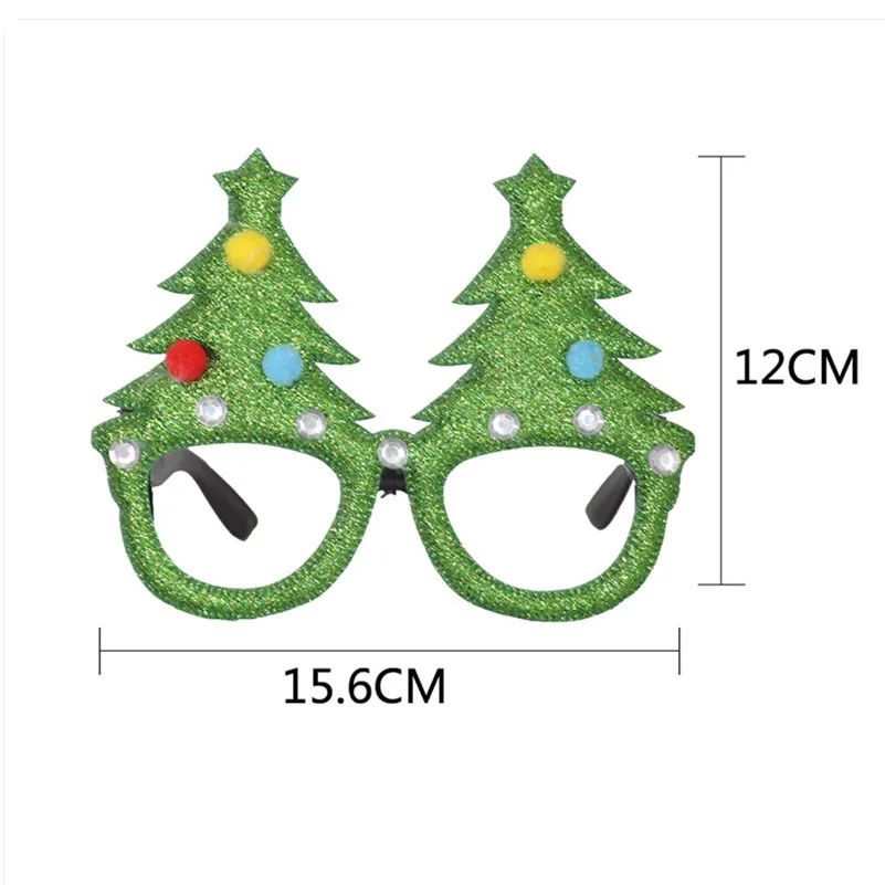 Очки для празднования Рождества рамка Санта снеговик косплей милый подарок для взрослых детей игрушка украшения