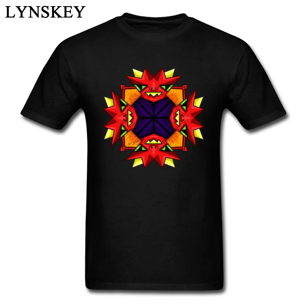 New Arrival Lil Demon Mandala Casual Short Sleeve T-Shirt Summer O-Neck Cotton Tops Shirts for Adult Sweatshirts Party |