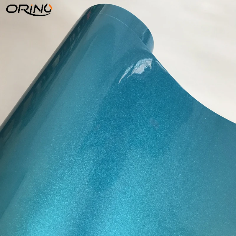 Blue Diamond Pearl Metallic Vinyl Wrap Sticker-2