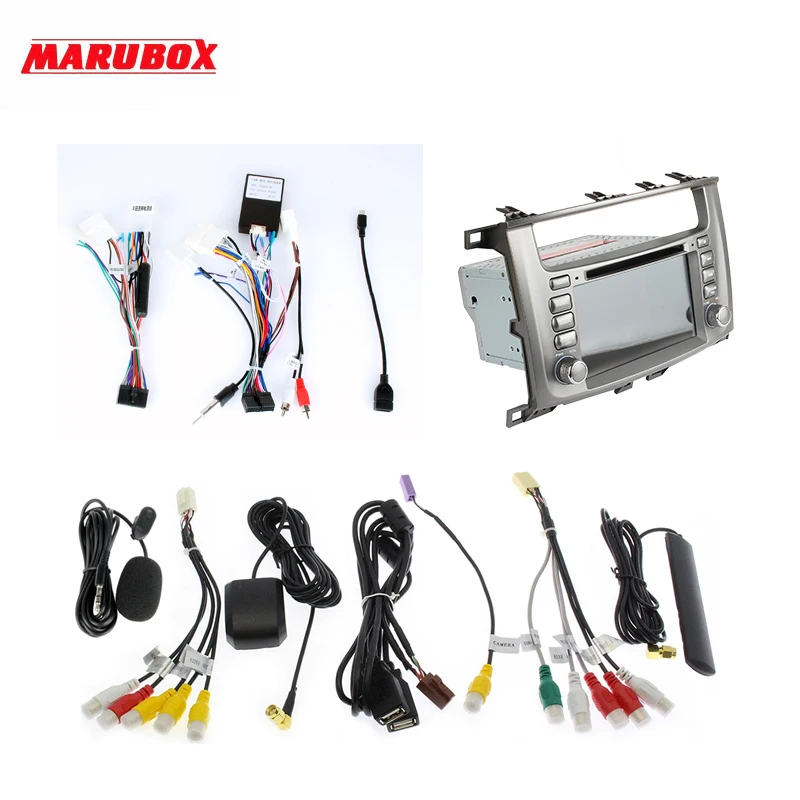 Best Marubox 7A112PX5 DSP, Car Multimedia Player for Toyota Land Cruiser 2002-2007, Head Unit 8 Core, 7" IPS Screen, 64GB, Android 9 5