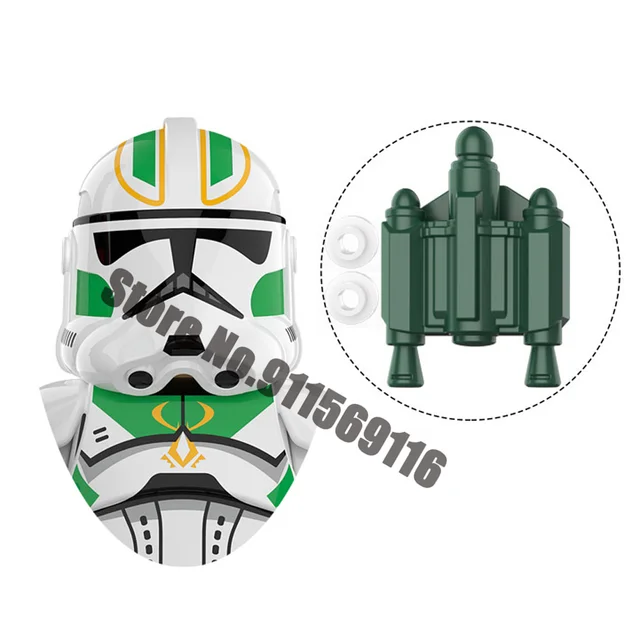 Disney Republic Commando 501st Clone Building Blocks Trooper Force 99 Hunter Crosshair Wrecker Echo Cody Rex Star Brick Figure D-XP332
