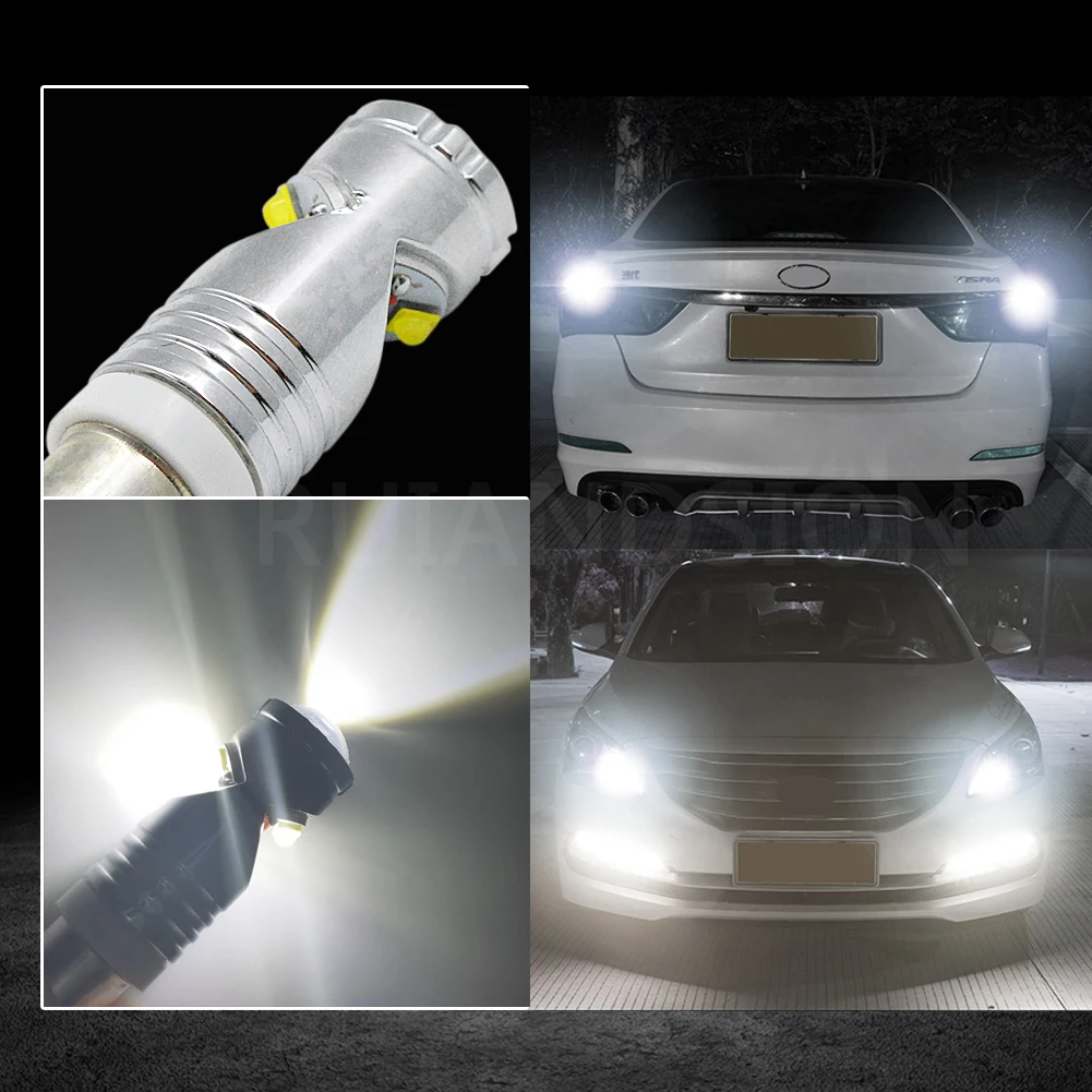 2 шт. 2,4 Вт BA9S 53 57 1895 64111 3SMD XT-E чипы Canbus светодиодный высокое Мощность проектор светодиодный обратный позиции Светильник лампы
