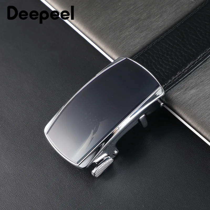 Deepeel 1 шт. 3,5*115-125 см Harajuku мужской первый слой воловьей кожи сплава автоматическая пряжка ремень молодых джинсов брюки кожаный ремень YB317