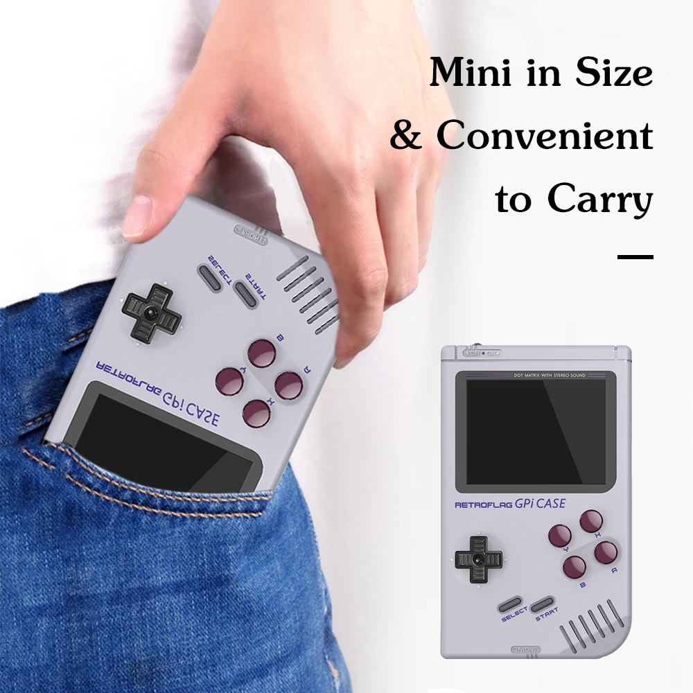 Оригинальный в наличии оригинальный ретрофлаг GPI/rasperberry pi чехол/GameBoy