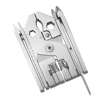 

25 In 1 Portable Outdoor Folding Multi-Functional Pliers Hiking Camping Tool DIY Mini Multitools Professional Tool New O24