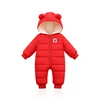 overalls baby clothes Winter Plus velvet New born Infant Boys Girls Warm Thick Jumpsuit Hooded Outfits Snowsuit coat kids Romper ► Photo 3/6