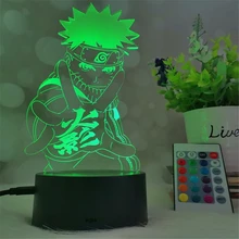 

Anime Figure Manga LED Light Night Light USB Lights Decoration for Bedroom Home Interior Neon Room Bedside Lamp Set Up Gamer 3D