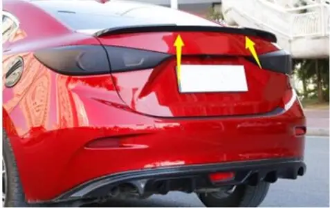 Для Mazda 3 заднее крыло модифицированный трикар Axela отделка фиксированное крыло давления воздуха