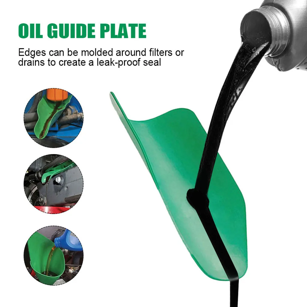 Auto Car Motorcycle Draining Tool Oil Funnel Flexible Drainage Oil Filter Guide