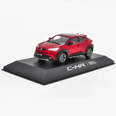 Высококачественная оригинальная модель из сплава 1:43 Toyota C-HR, имитация коллекции подарков, литая металлическая модель автомобиля - Цвет: Красный