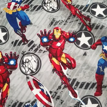 

Cool Wide 140cm The Avengers Fabric Cotton Fabric Comics. Captain Iro Man Printed Fabric Patchwork DIY Sewing Boy's Clothing