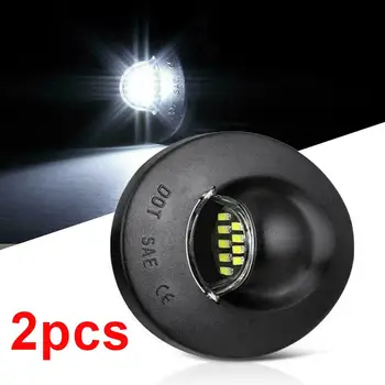 

2Pcs White 12V 18 LED Licence Number Plate Lamp Light for Ford F-250/ F-350/ F-150 Heritage LED Rear Number License Plate Lamp