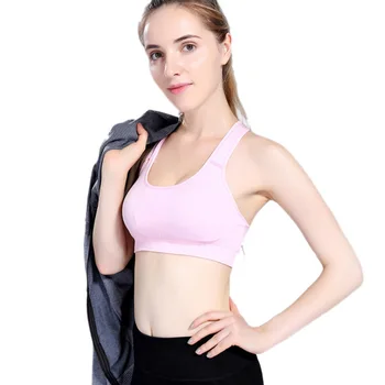 

New lady bra cross back quick dry fitness underwear breathable comfortable shock protection from ear to ear bosom girl vests
