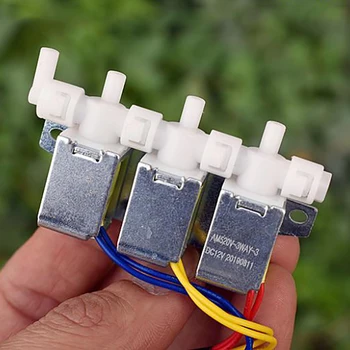 

Normally Closed Type Massage Bed Air Valve Three Way Valve DC12V 0.35A Multi-control Miniature Air Valve Gas Distributor