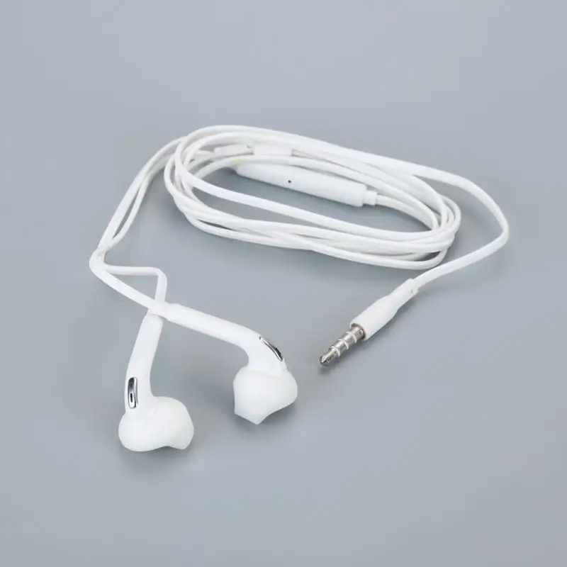 HOT 3.5mm In-Ear Headset Stereo Wired Universal Earphones Sport Earbuds with Microphone Super Bass For Samsung Galaxy S6 Newest