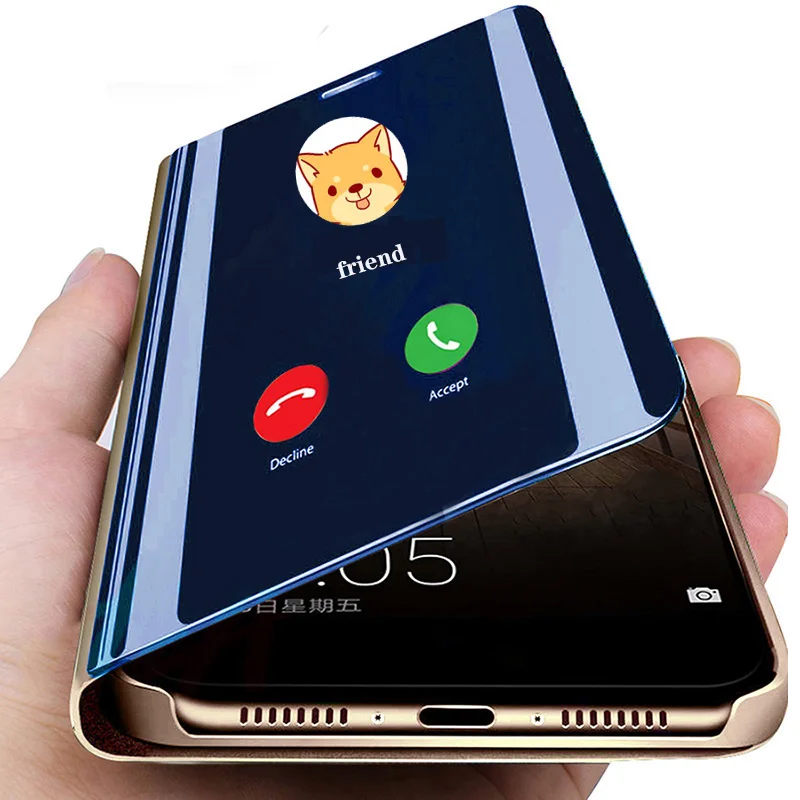 

Smart Mirror Flip Case For Xiaomi Redmi K30 K20 Note 8T 8 7 6 5 4 4X Pro 8 7 8A 7A For Xiaomi 10 9 lite CC9 Note 10 9T Pro Cases
