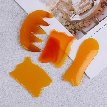 

4Styles Resin Gua Sha Scraping Massage Tool Body Massager Guasha Board SPA Acupuncture Scraper for Face Back Arm Dropshipping