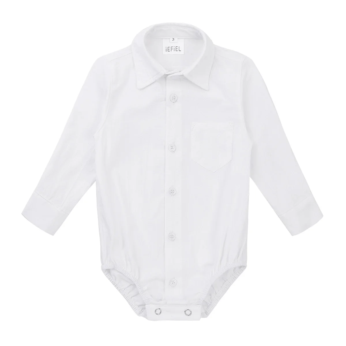 Infant Baby Boys Clothing Shirt Romper Cotton Long Sleeves Lapel Formal Gentleman Jumpsuit Fall Spring Children Clothes Bodysuit