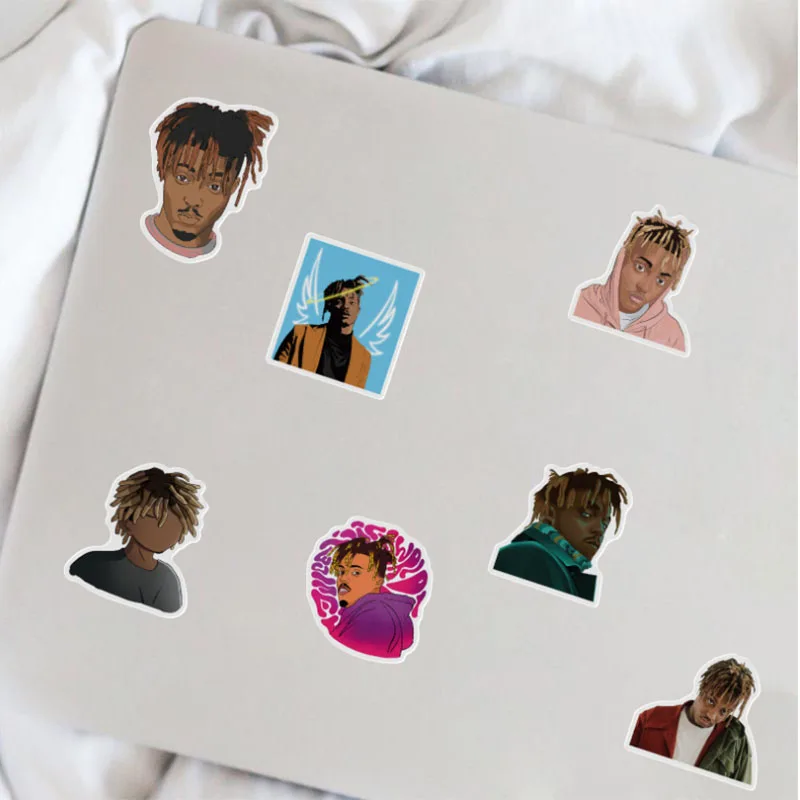 10/30/52pcs Graffiti stickers Singer Juice Wrld Waterproof Crazy Fans Skateboard Travel Suitcase Phone Laptop Luggage