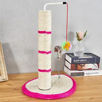 

Cat Sisal Toy Durable Funny Fashion Scratch Board Cat Training Toy Climbing Frame Scratching Pillar for Shop Home