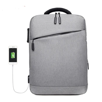 

Fashion men usb charging larger travel backpack 15.6 inch laptop backpack bag waterproof anti-theft male business backpacks