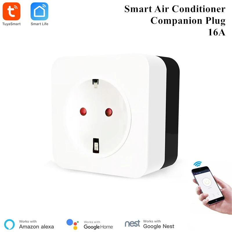 Smart Outlet for Air Conditioner | WiFi Smart AC Companion Plug 16A de