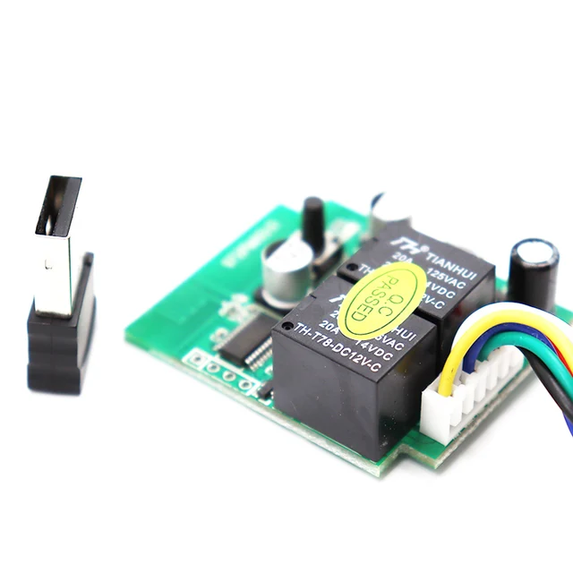 Garage Door Remote Opening Receiver 2.4G Smart Bluetooth Connection， Control USB Port Access Control System Transceiverdevice 4