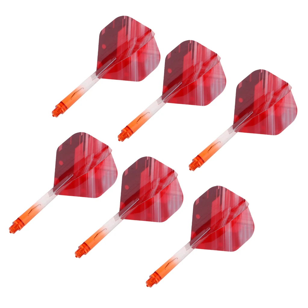 Eje para dardos-colas de dardos a juego