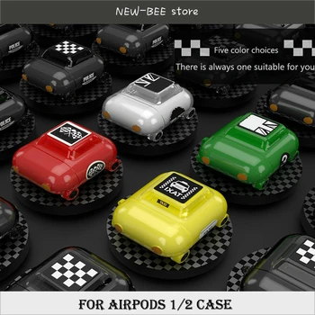 

Applicable to Airpods12 Case Apple Earbuds Silicone Transparent Shell Creative Car Earphone Box Aipods Soft Case