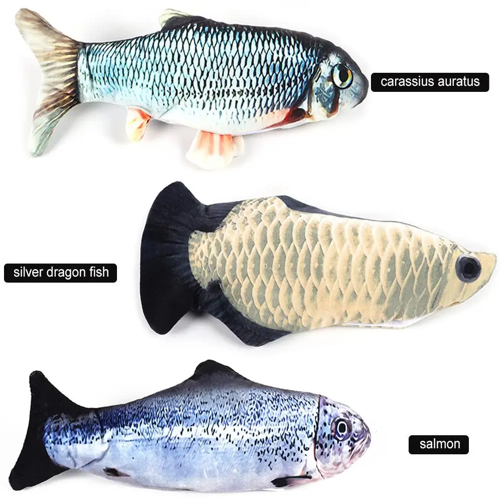 

Electric Toy Beating Rocking Fish Amusement Simulation Of Fish Beating The Fish Plush Soft Display Inductive Decoration Fun