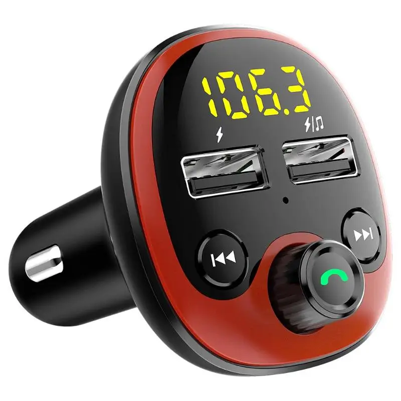 Беспроводной Bluetooth BT21 fm-передатчик Handsfree автомобильный комплект MP3-плеер USB зарядное устройство Поддержка отключения питания памяти шумоподавление