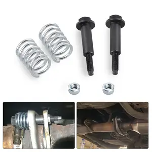 2X Mild Steel M10x1.25 Exhaust Spring Bolt Stud Nut Hardware Repair  Replacement - AliExpress