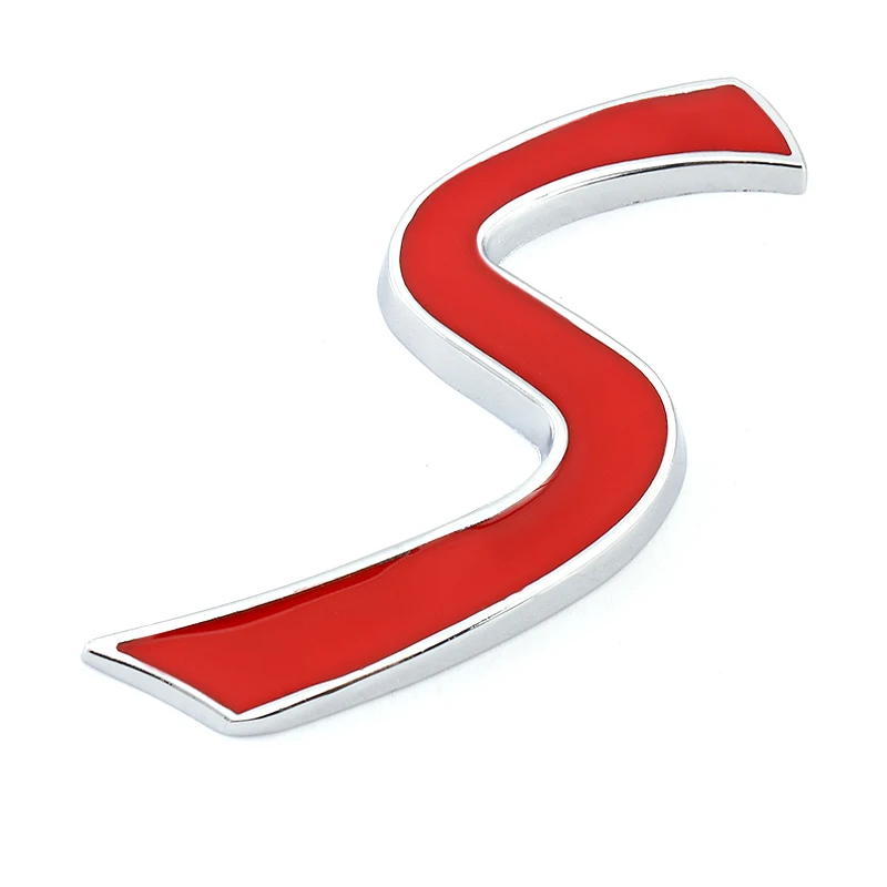 3D металлический SD D логотип значок Автомобильная наклейка с эмблемой наклейка для BMW MINI медь R55 R56 R60 R61 Clubman F55 F56 F60 земляк автомобиль-Стайлинг - Название цвета: for S Sticker