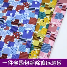 Японский импортный Kokka бамбукового волокна и хлопка плед кошки ткани ручной работы DIY сумка для вещей, ткань