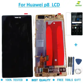 

For HUAWEI P8 LCD GRA L09 gra-l09 gra-ul10 Display Touch Screen Frame Compatible For HUAWEI P8 Display Assembly Digitizer 5.2”