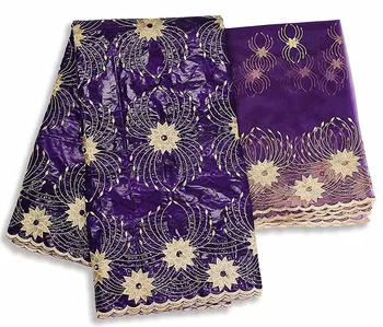 

Perfuming beautiful bazin riche lace fabric good quality african getnzer lace fabric for dress WHDE121