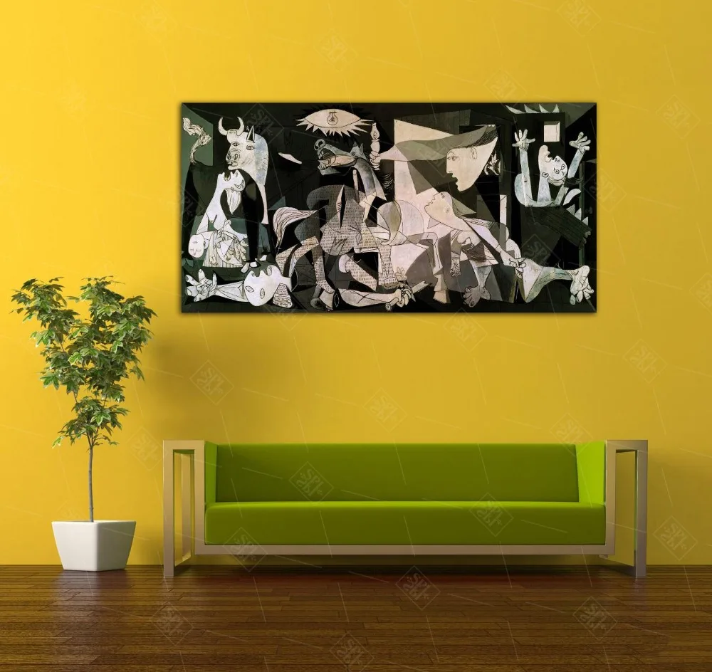 Из Испании Франции Picasso Classic Guernica 1937 Германия рисунок холст Художественная печать живопись старинные постеры для оформления дома Настенная картина